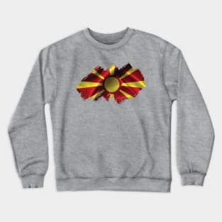 Flag of Macedonia Crewneck Sweatshirt